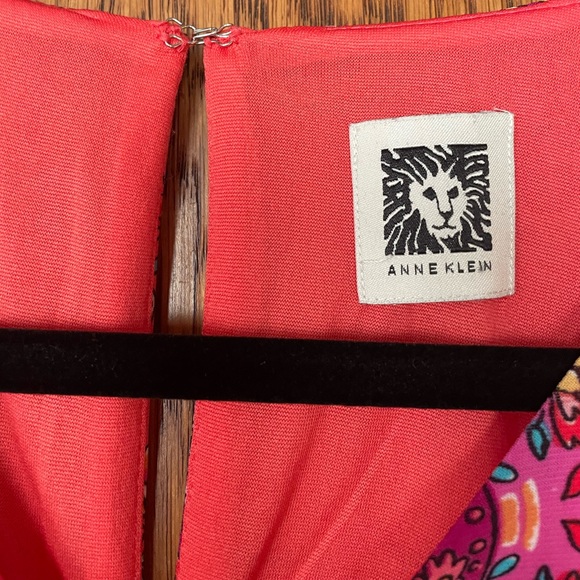 Ann Klein Women’s Paisley Sleeveless Dress Size L - Picture 3 of 4